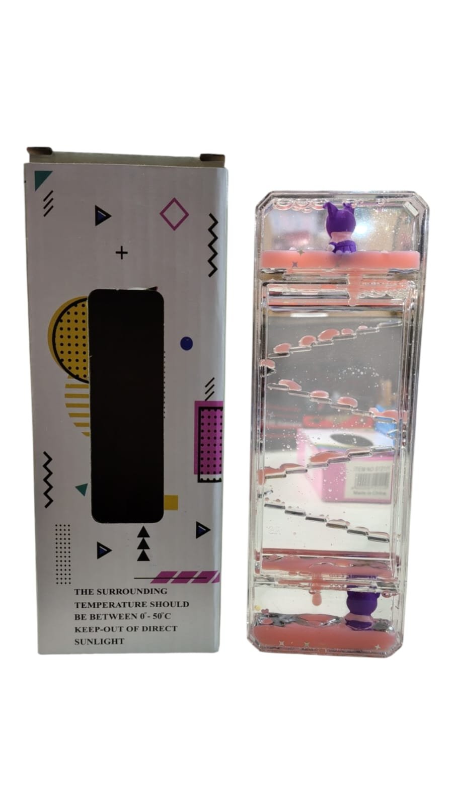 ADORNO RELOJ SENSORIAL ESCALERAS