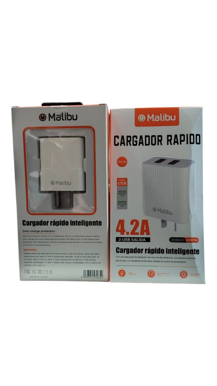 CARGADOR 4,2A MALIBU TIPO C/V8