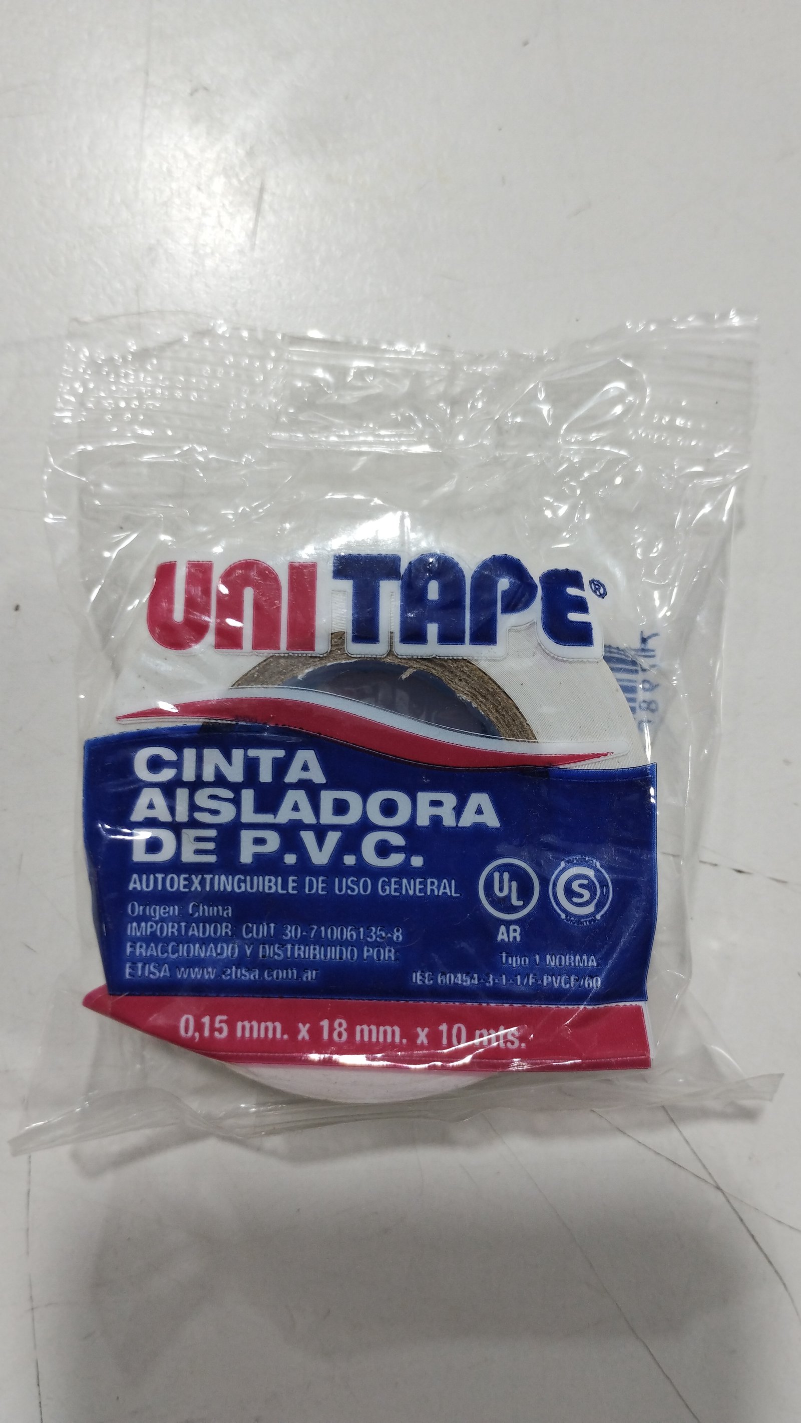 CINTA AISLADORA NEGRA/BLANCA