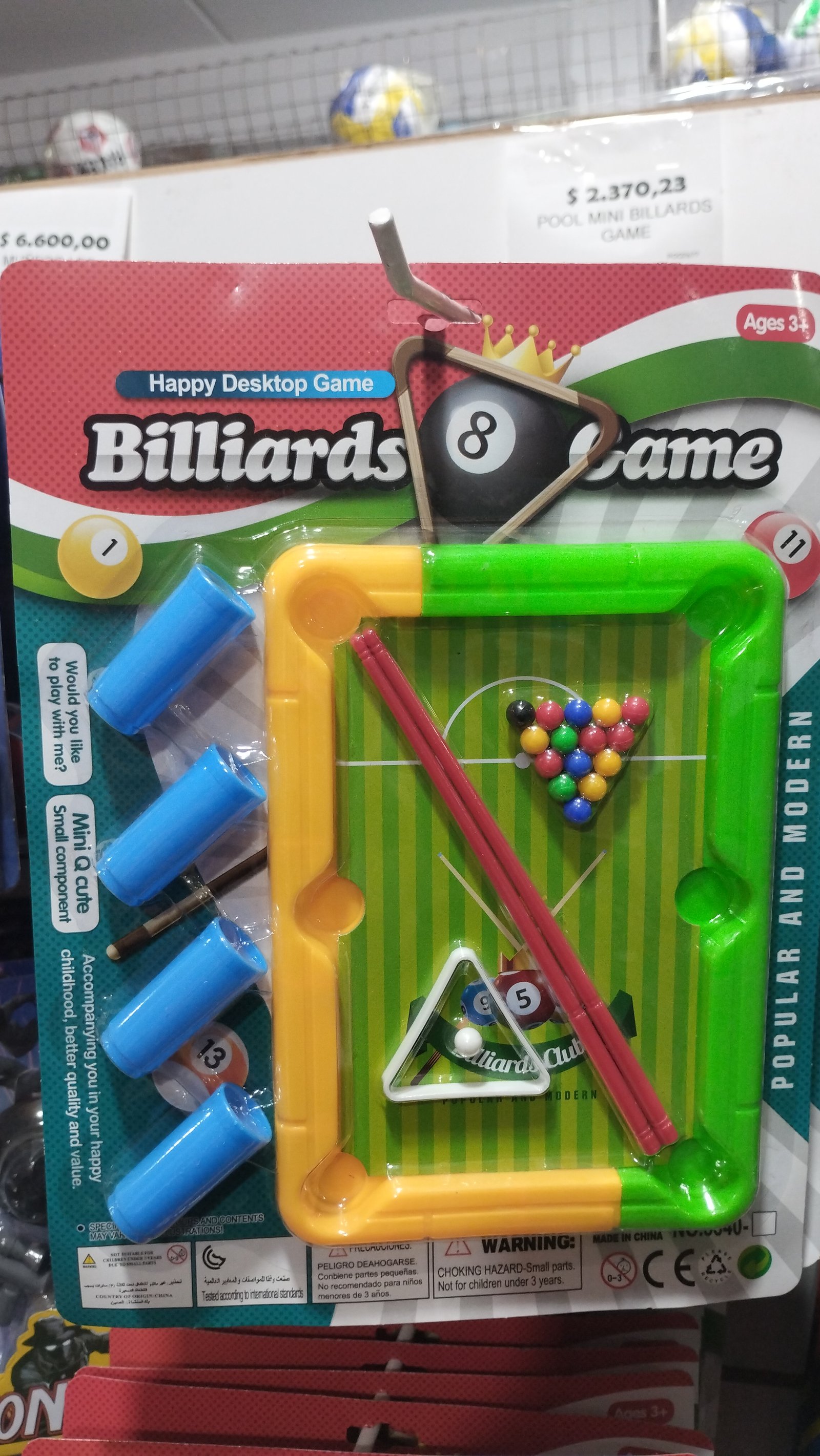 POOL MINI BILLARDS GAME