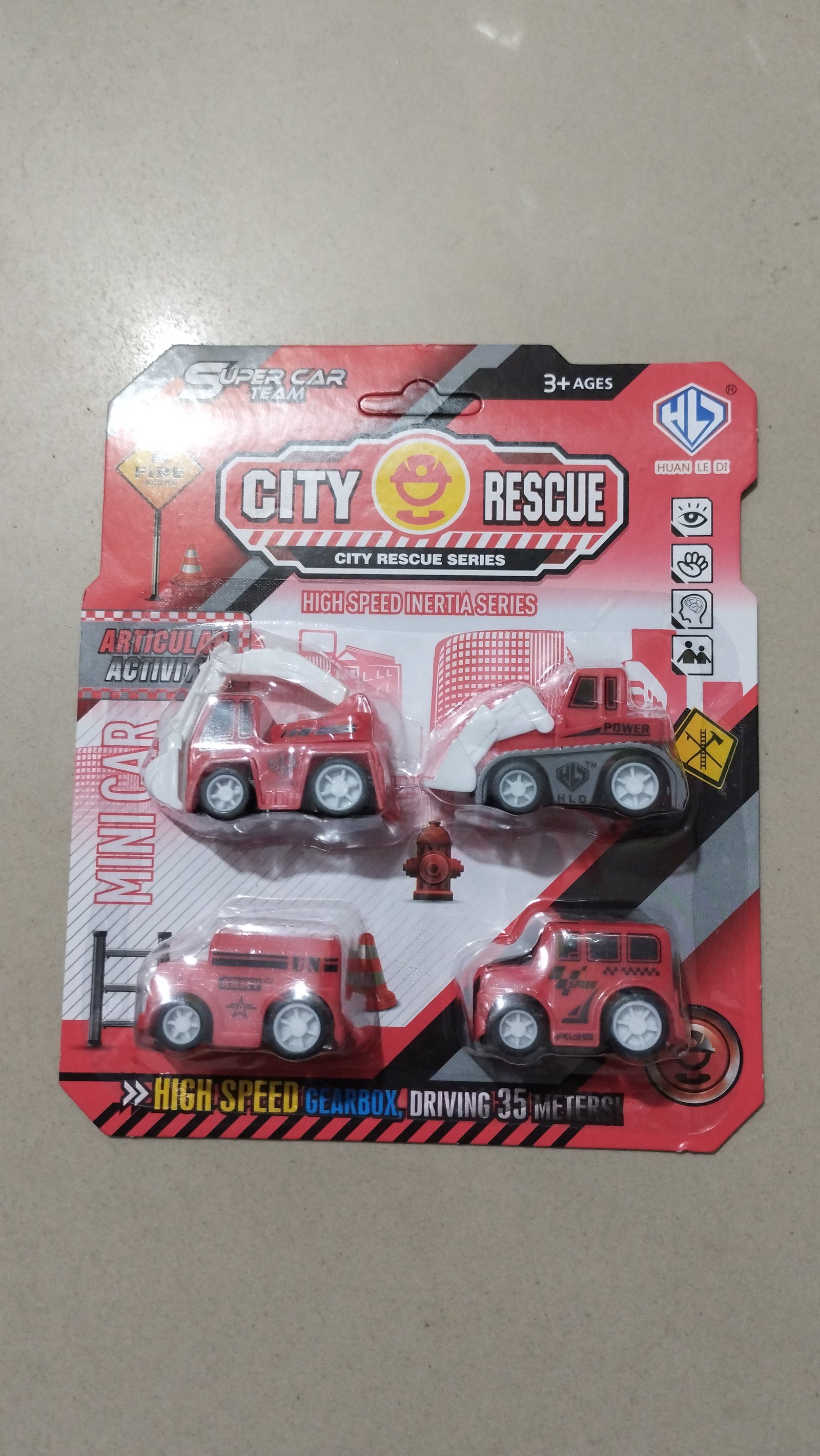 CAMION BOMBERO X4 CITY RESCUE