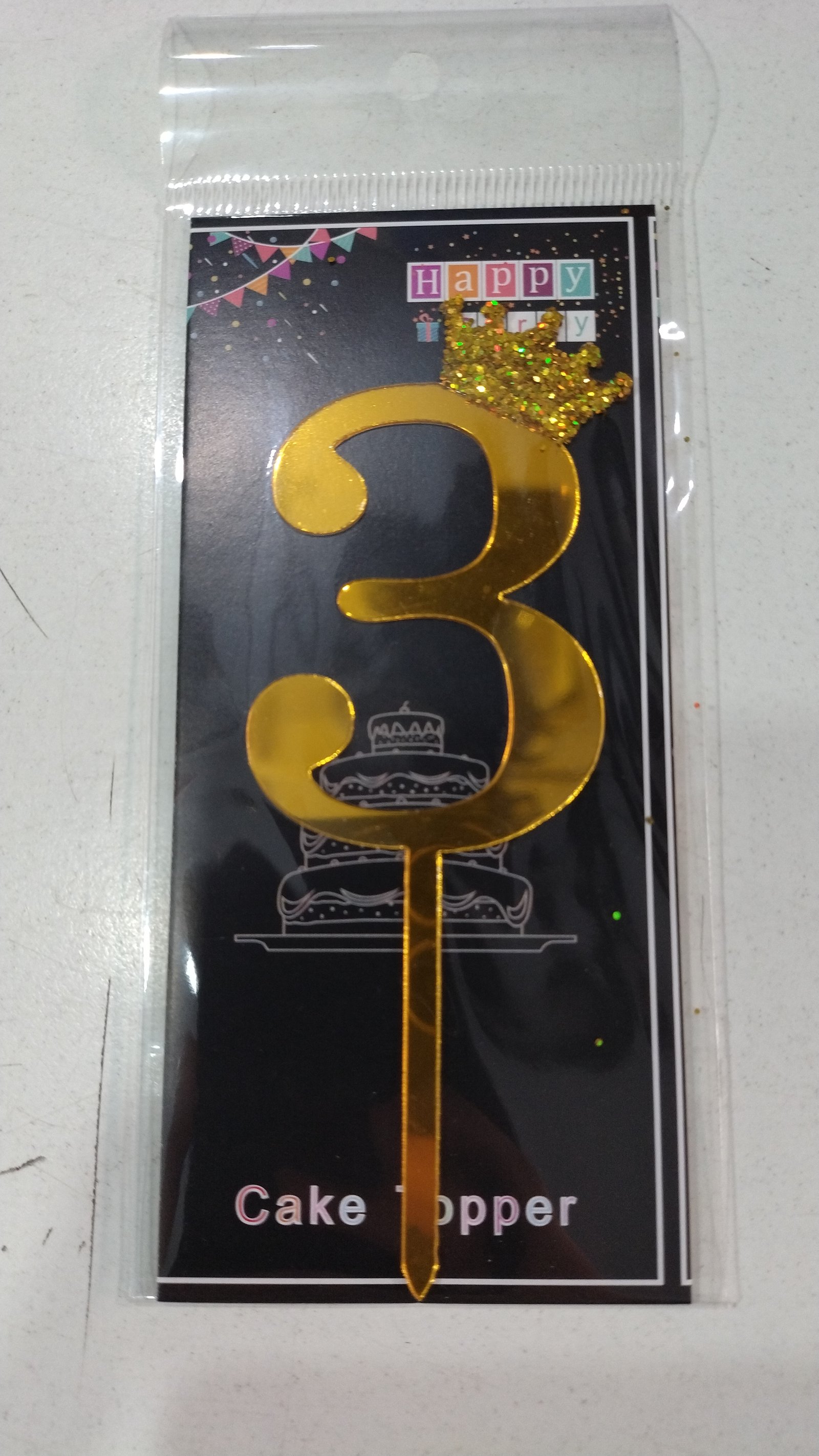 ADORNO P/ TORTA NUMERO CHICO