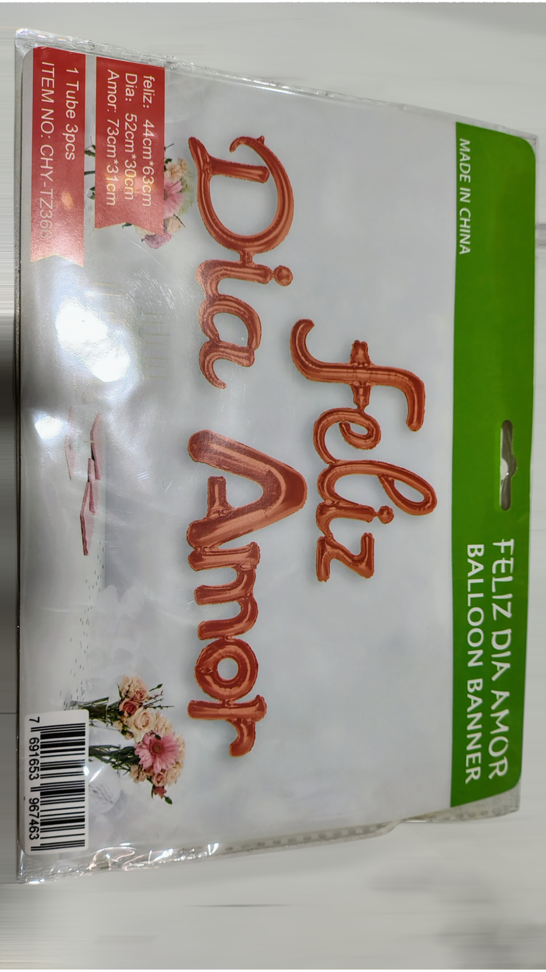 GLOBO FELIZ DIA AMOR