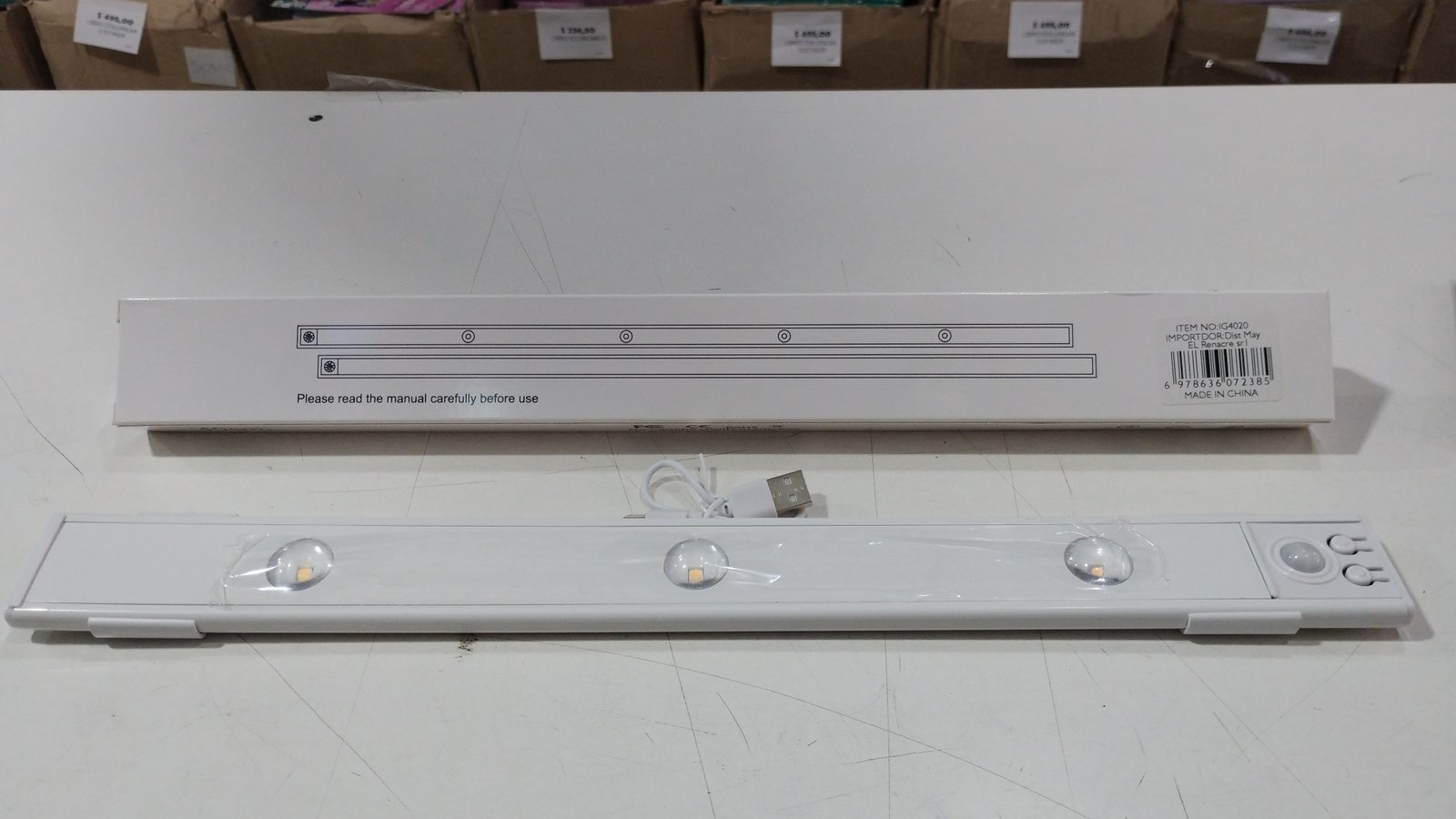 LISTON LED C/ SENSOR 40CM