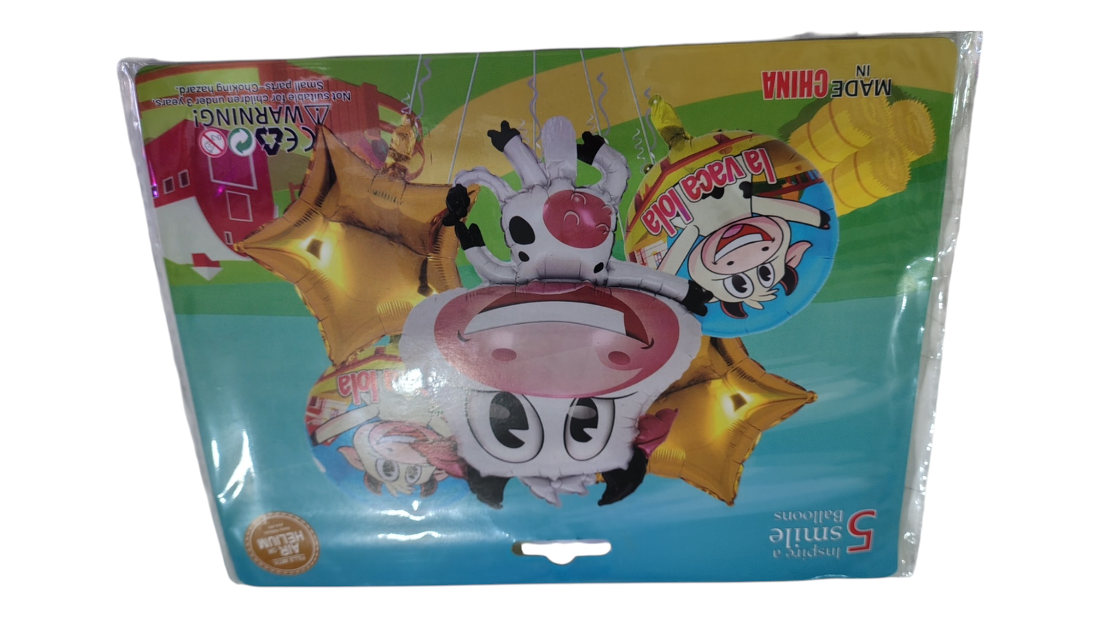 GLOBO FORMA PERSONAJE X5