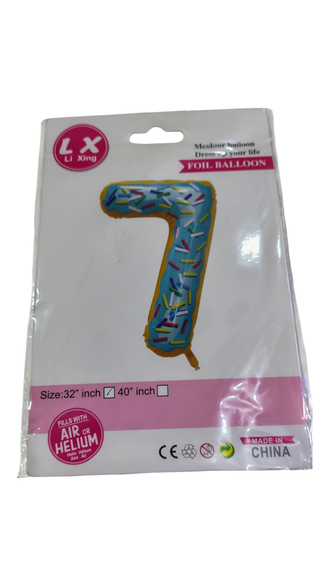 GLOBO 32" CONFITES NUMERO