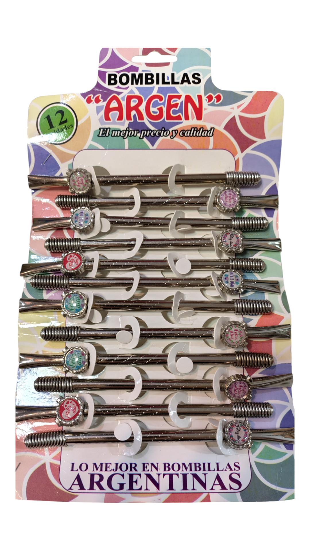 BOMBILLA FELIZ DIA X12