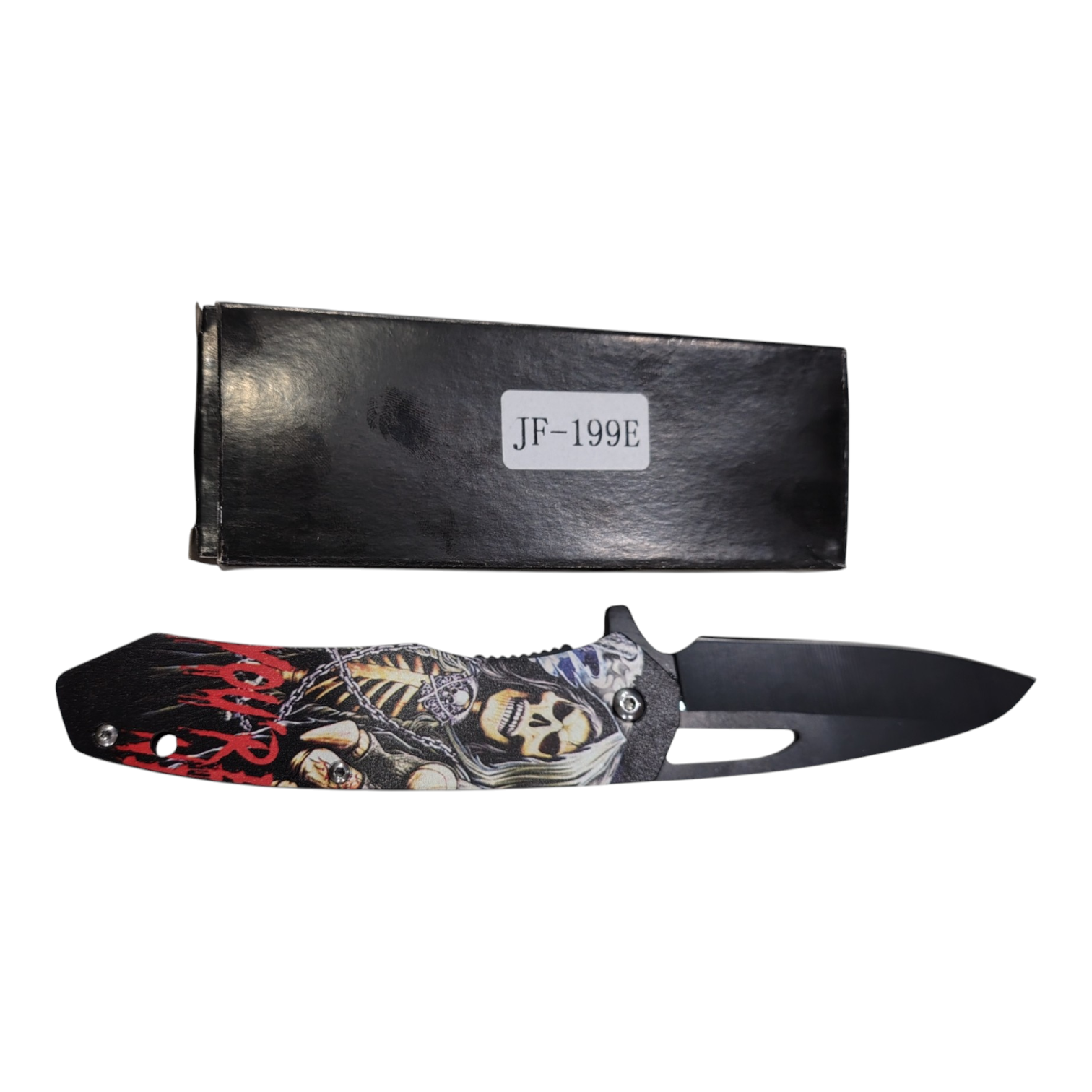 Cuchillo estampado plegable