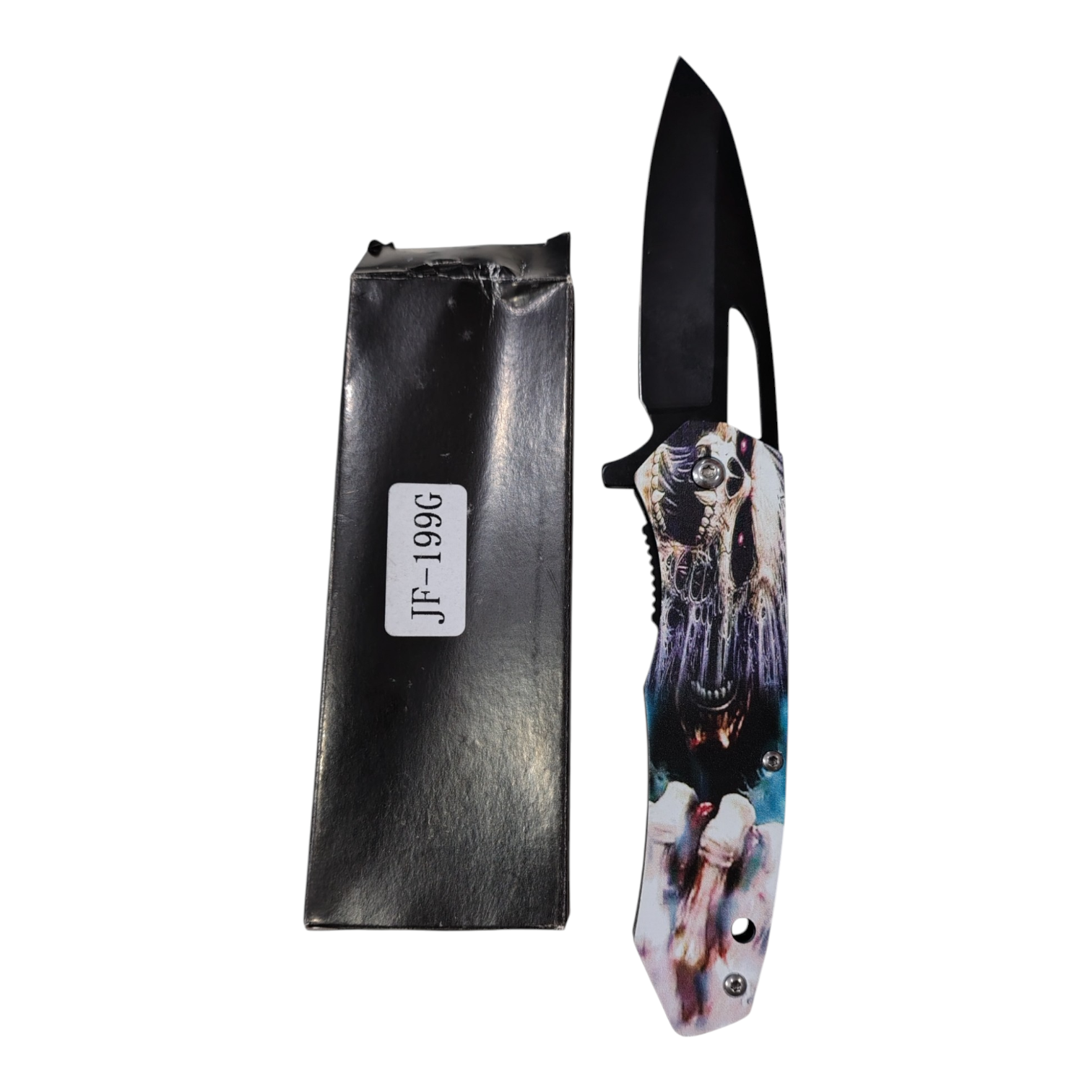 Cuchillo estampado plegable