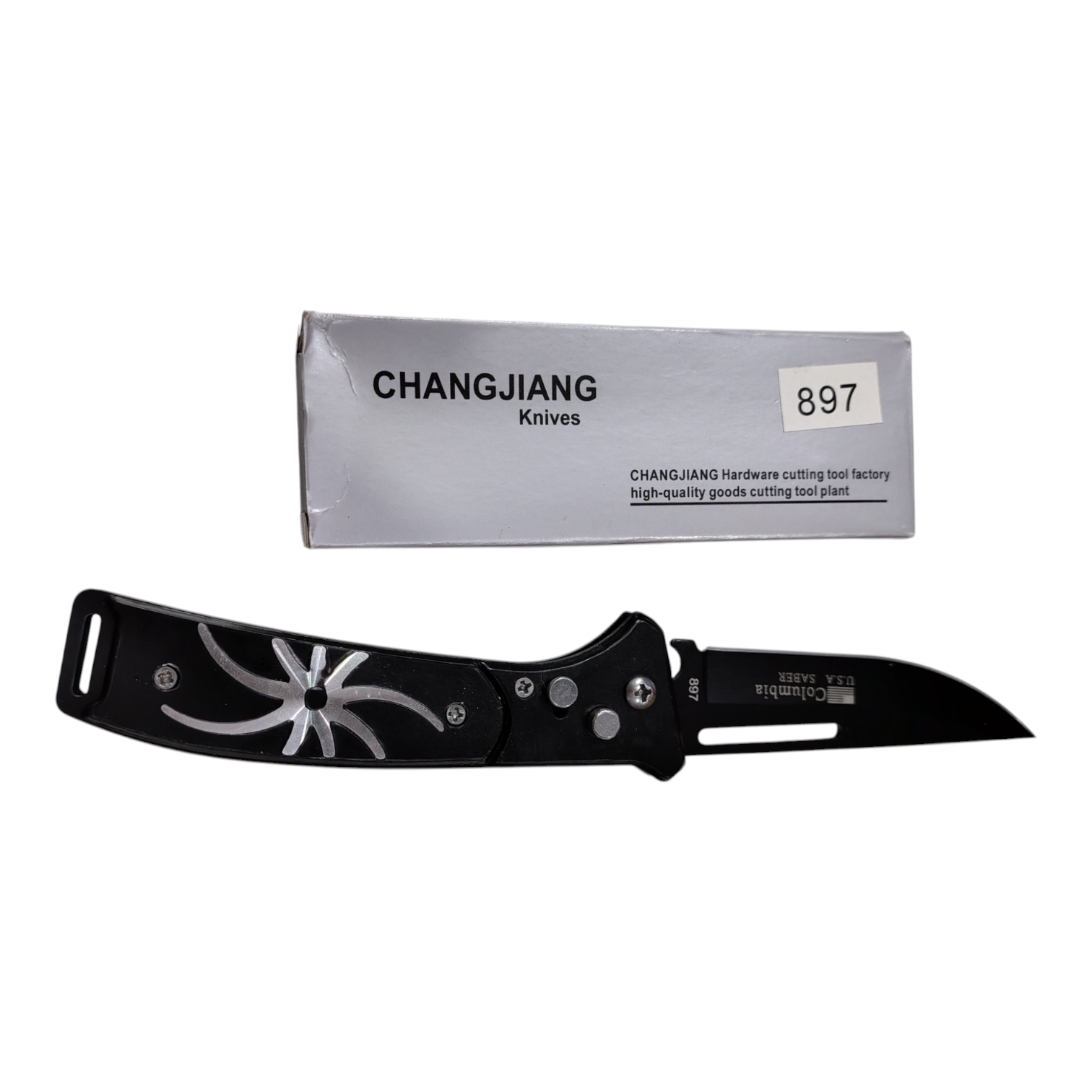 Navaja plegable mediana