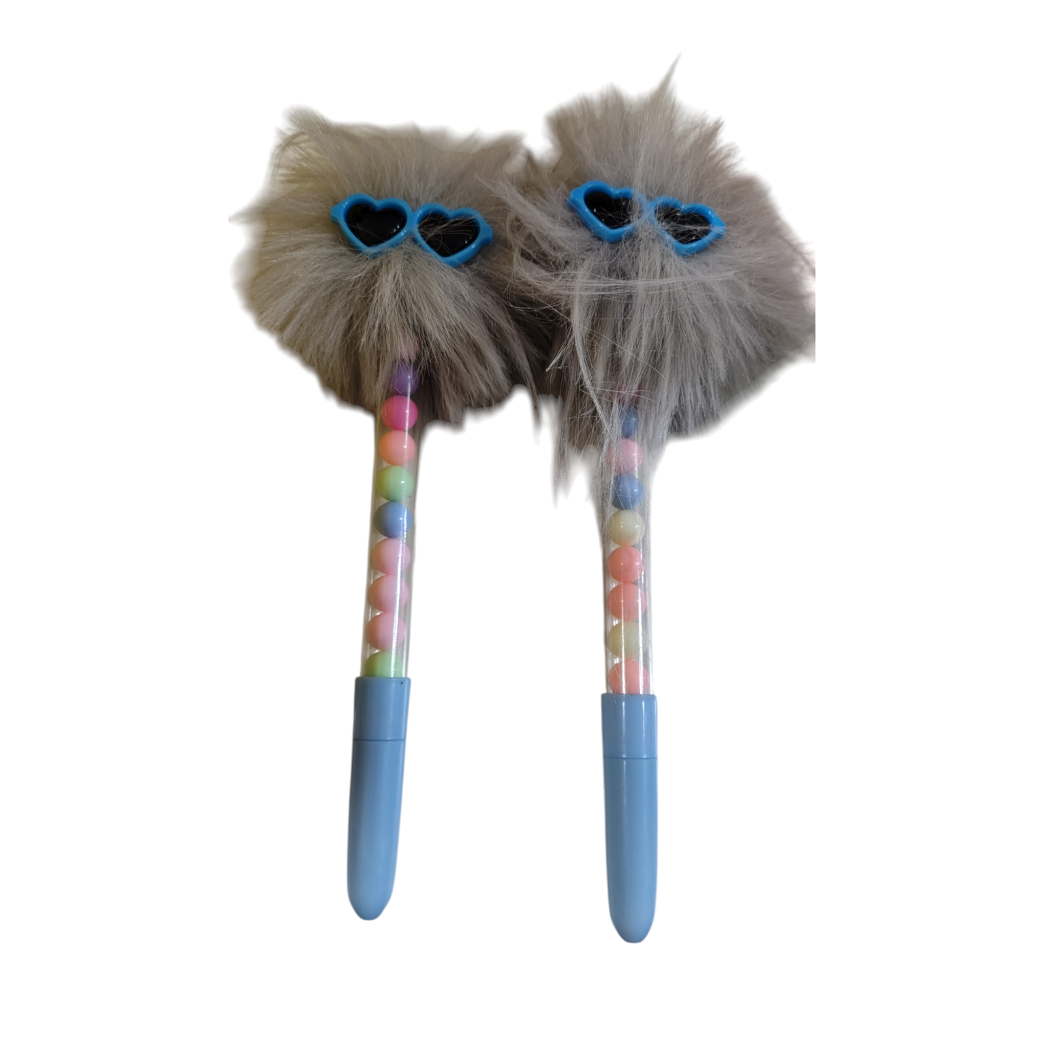 LAPICERA PELUDA ANTEOJOS BOLITAS