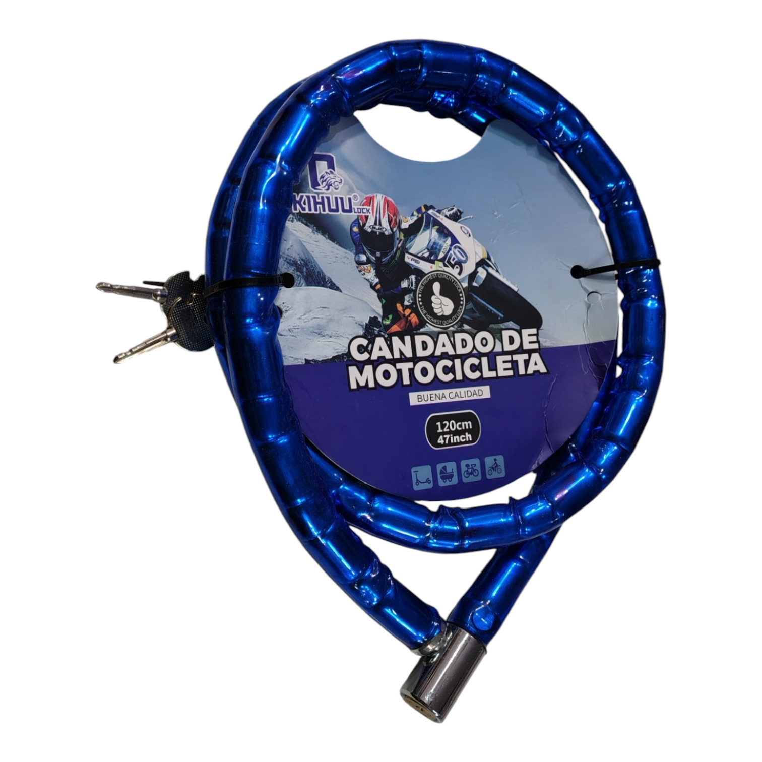 CADENA P/ MOTO KIHUU 120CM