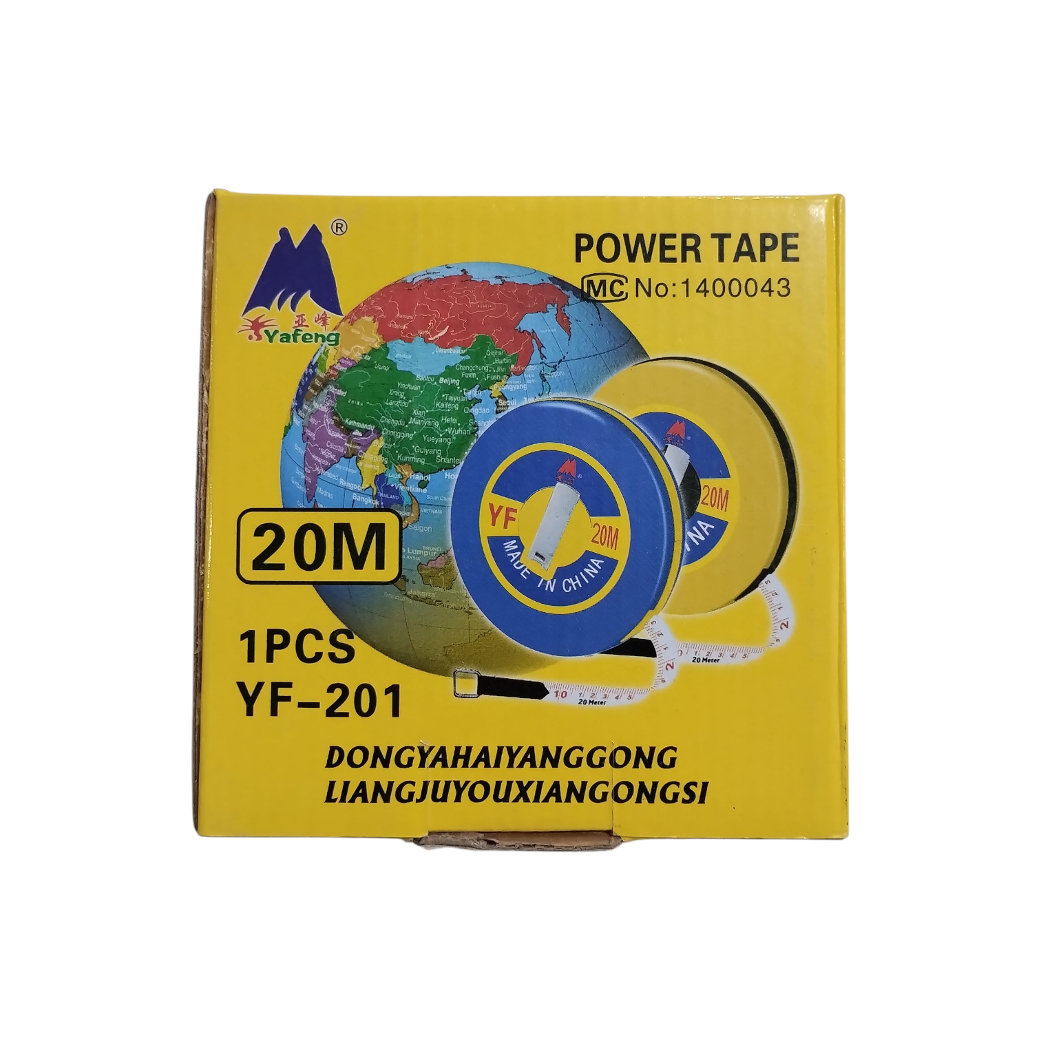 CINTA AGRIMENSOR 20 METROS