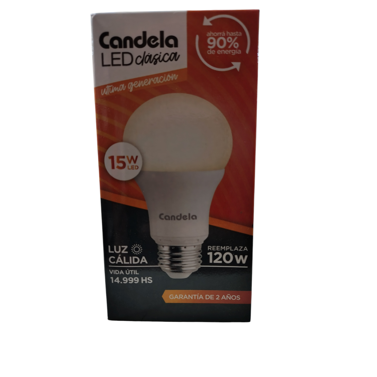 FOCO 12W LUZ CALIDA
