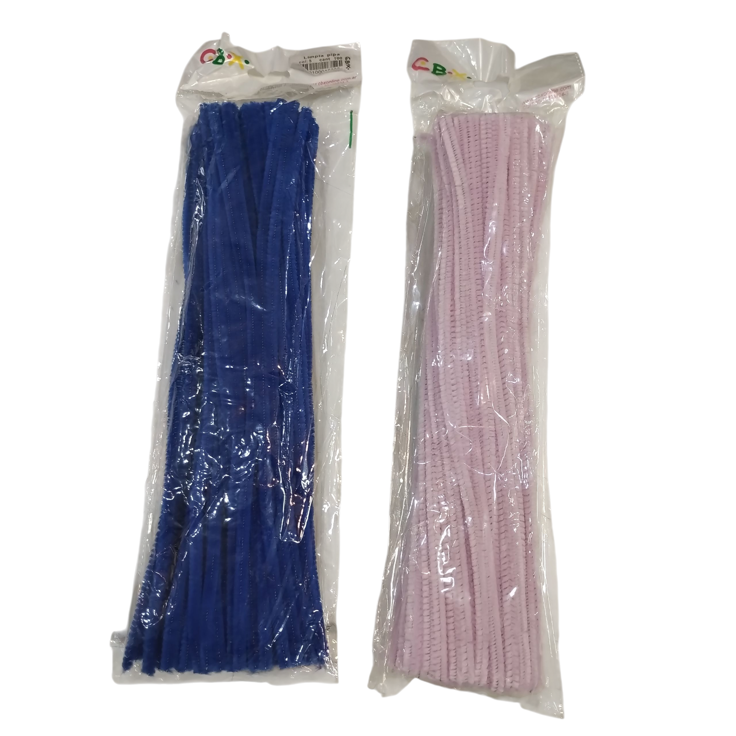 LIMPIA PIPA UN SOLO COLOR X 100