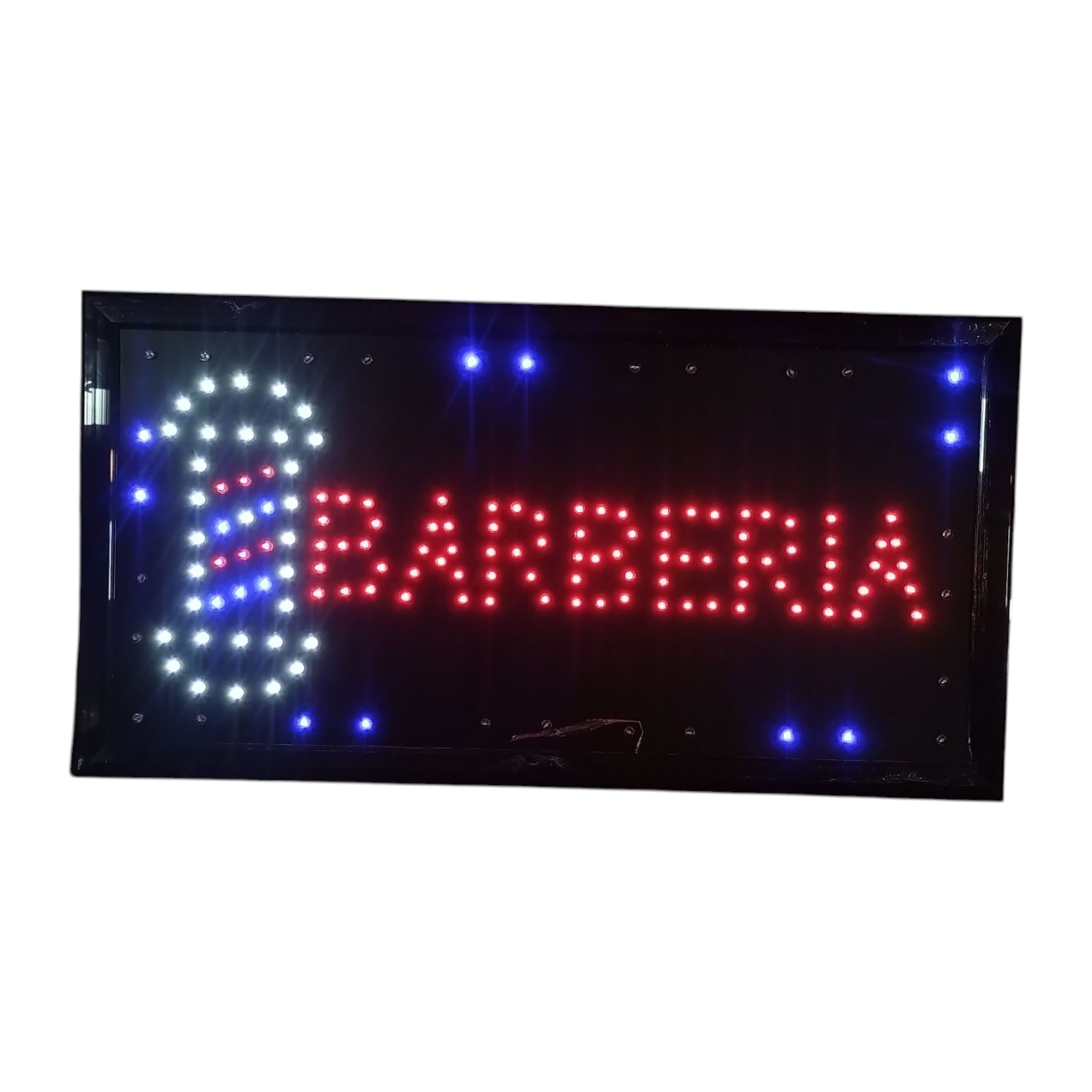 CARTEL LUMINOSO BARBERÍA