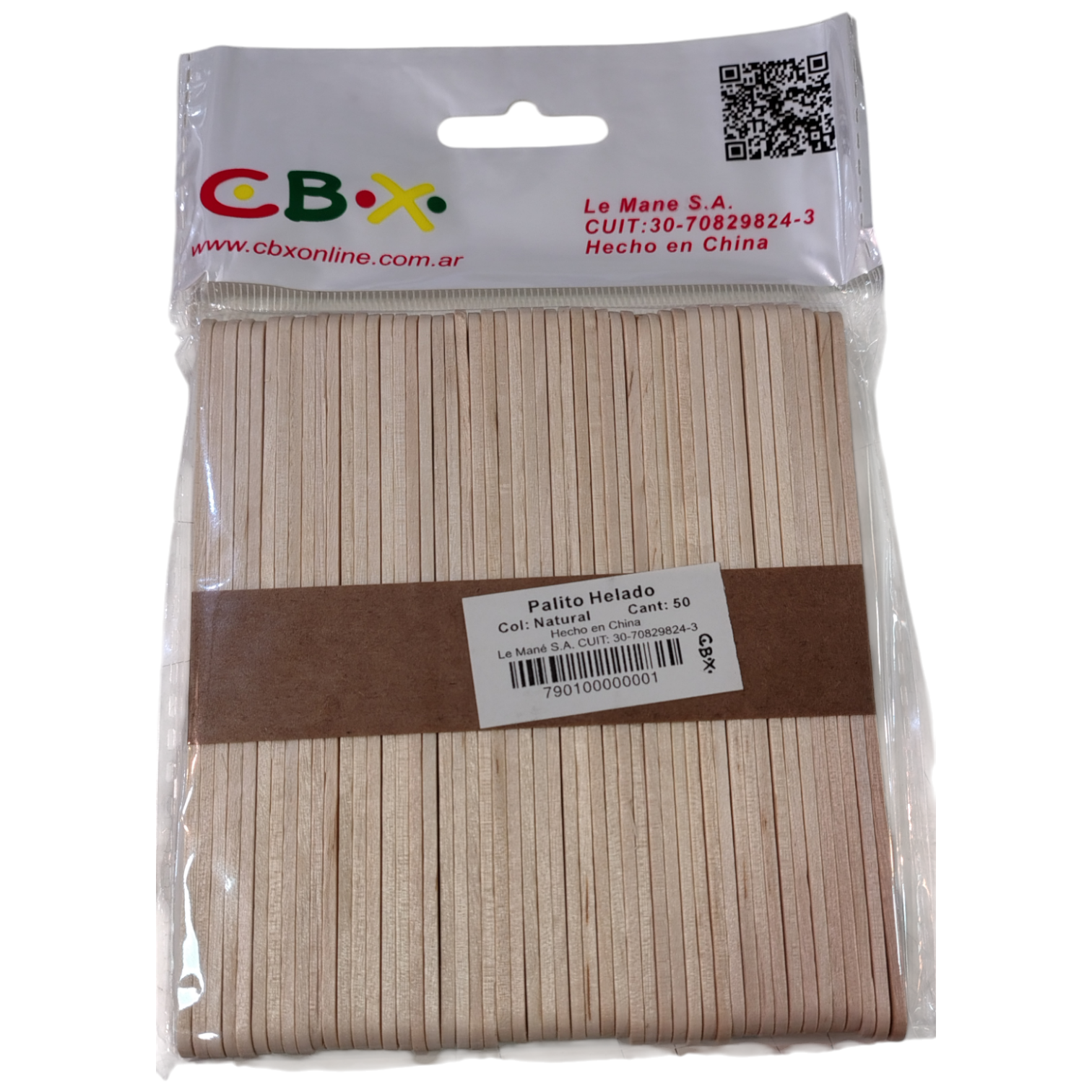 PALO DE HELADO NATURAL