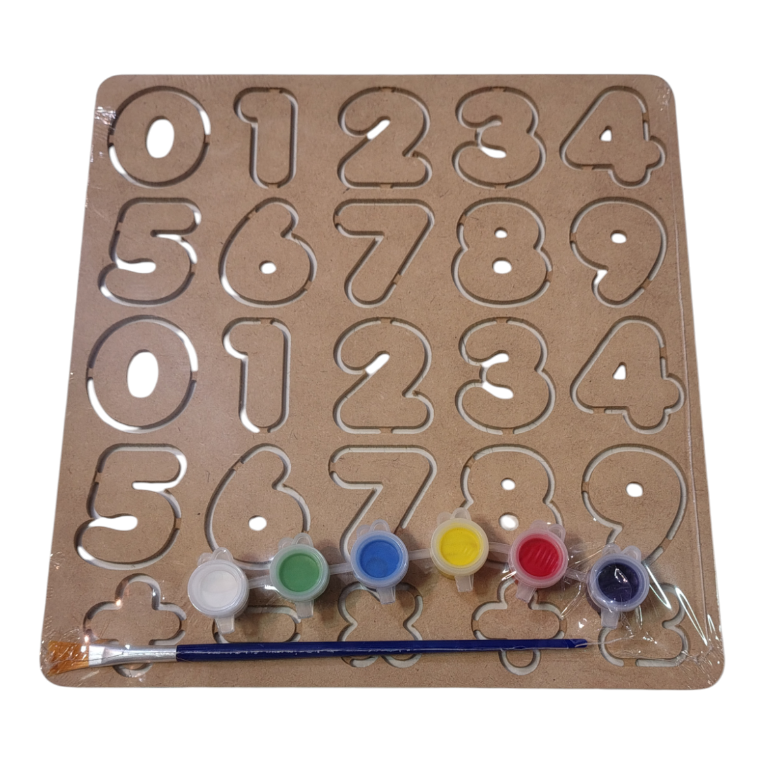 SET ARTE MADERA + PINTURA NUMEROS