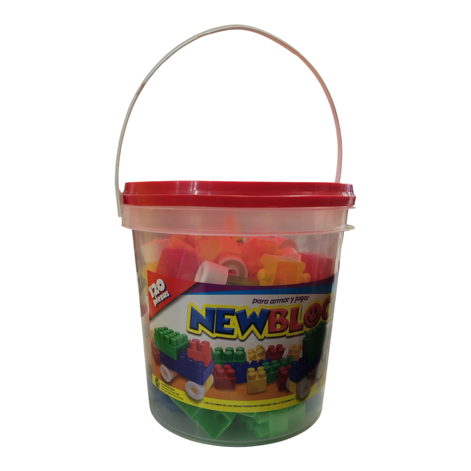 Block en balde 120 piezas