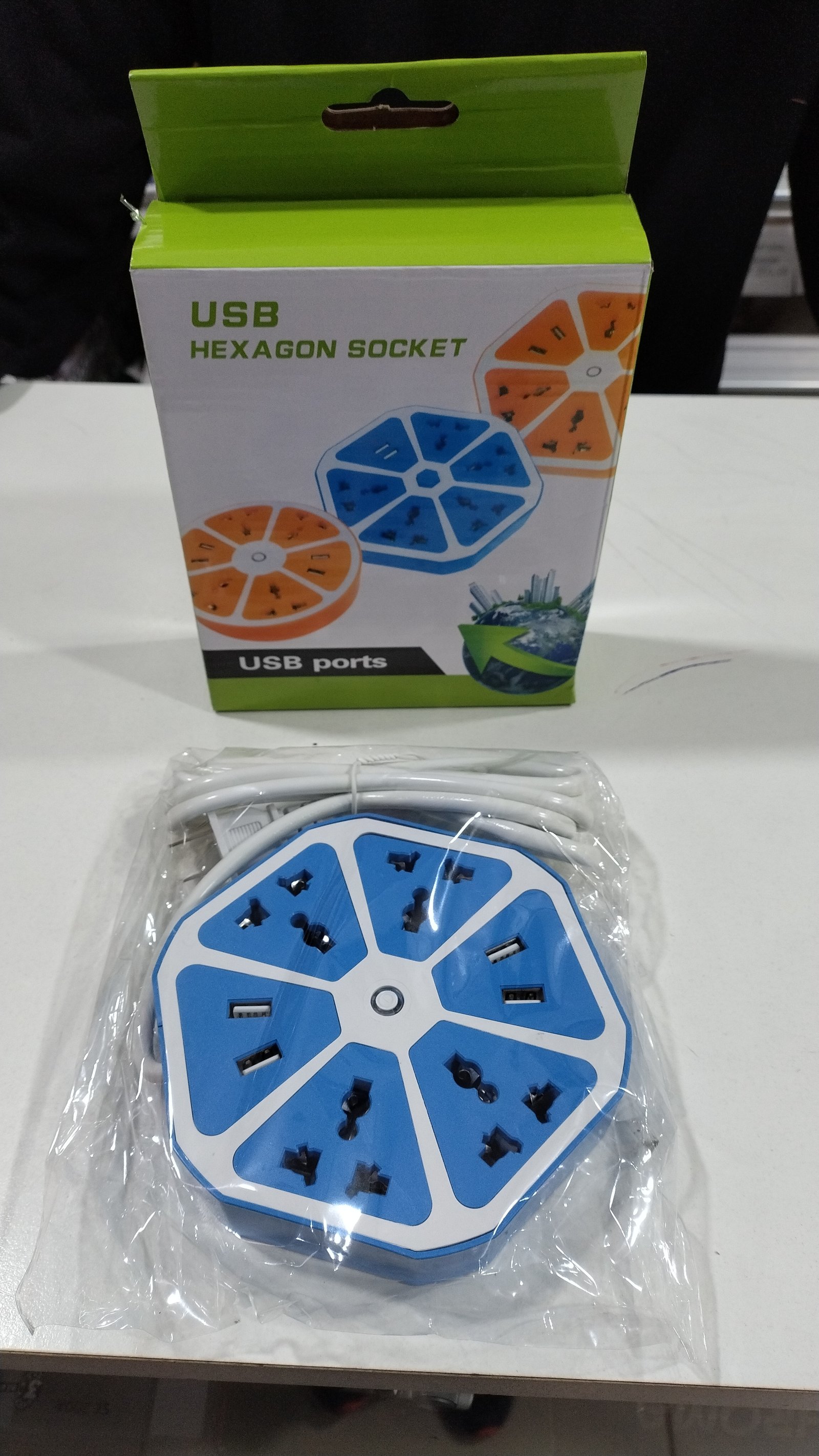 ALARGUE HEXAGONAL CON USB